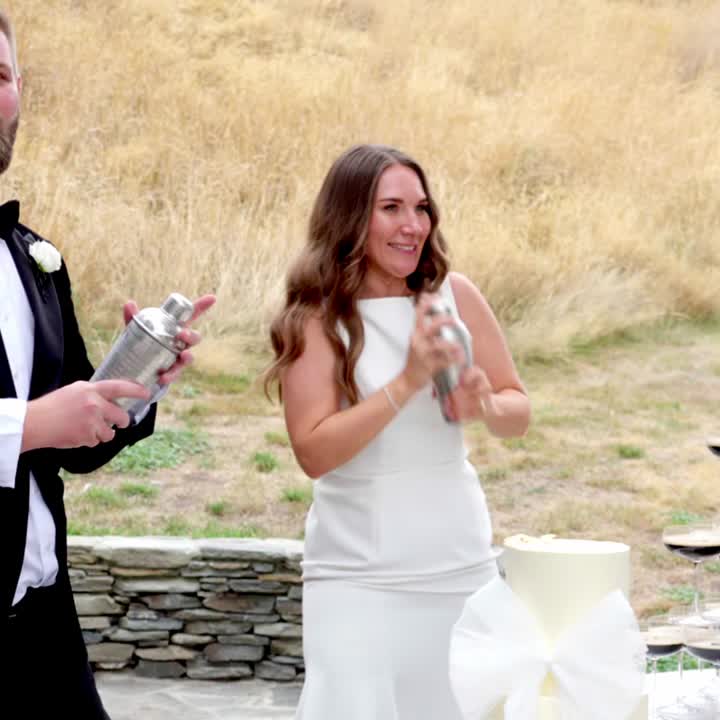 A wedding celebration in Central Otago